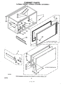 10 - Cabinet parts for Whirlpool CFCH7WE1 / from AppliancePartsPros.com