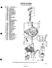 03 - Drive System parts for Whirlpool Washer CXA2500W0 / from AppliancePartsPros.com