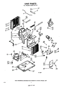 02 - Section parts for Whirlpool Air Conditioner AXMP4927 / from AppliancePartsPros.com