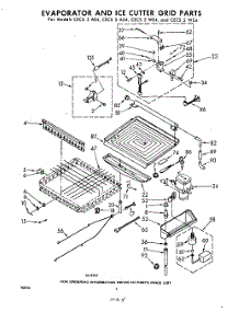 04 - Evaporator And Ice Cutter Grids parts for Whirlpool CECS5WS4 / from AppliancePartsPros.com