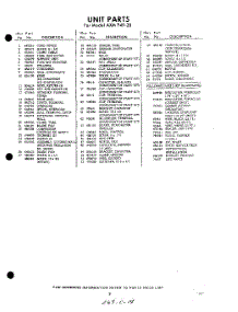 03 - Section parts for Whirlpool Air Conditioner AXMP4928 / from AppliancePartsPros.com