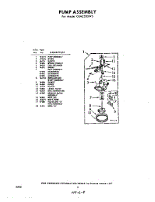 08 - Pump parts for Whirlpool Washer CXA2500W3 / from AppliancePartsPros.com