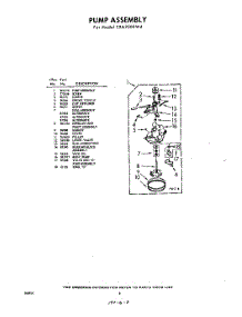 08 - Pump parts for Whirlpool Washer CXA2500W4 / from AppliancePartsPros.com