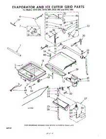 04 - Evaporator And Ice Cutter Grid parts for Whirlpool CFCS3AE / from AppliancePartsPros.com