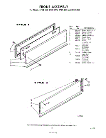 13 - Front parts for Whirlpool CFCS3AE / from AppliancePartsPros.com