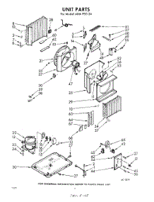 02 - Section parts for Whirlpool Air Conditioner AXMP5024 / from AppliancePartsPros.com