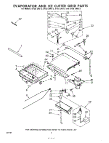 04 - Evaporator And Ice Cutter Grid parts for Whirlpool CFCS3AE2 / from AppliancePartsPros.com