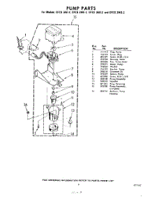 09 - Pump parts for Whirlpool CFCS3AE2 / from AppliancePartsPros.com