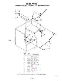 11 - Liner parts for Whirlpool CFCS3AE2 / from AppliancePartsPros.com