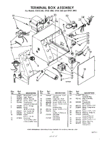 11 - Terminal Box parts for Whirlpool CFCS3AS / from AppliancePartsPros.com