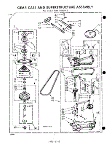 06 - Gear Case And Super Structure parts for Whirlpool Washer CXA3500W3 / from AppliancePartsPros.com