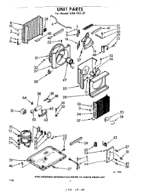 02 - Section parts for Whirlpool Air Conditioner AXMP5027 / from AppliancePartsPros.com