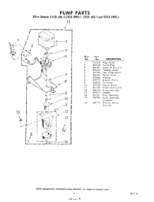 09 - Pump parts for Whirlpool CFCS3AS1 / from AppliancePartsPros.com