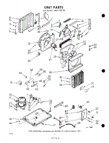 02 - Section parts for Whirlpool Air Conditioner AXMP5028 / from AppliancePartsPros.com