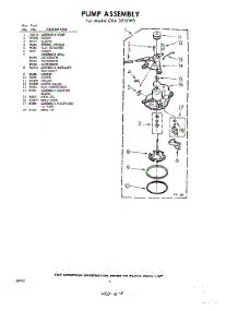 08 - Pump parts for Whirlpool Washer CXA3510W0 / from AppliancePartsPros.com