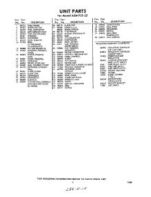 03 - Section parts for Whirlpool Air Conditioner AXMP5225 / from AppliancePartsPros.com