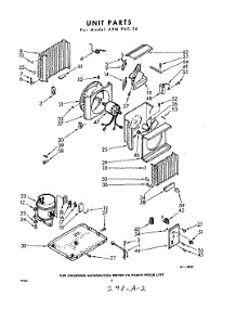 02 - Section parts for Whirlpool Air Conditioner AXMP6024 / from AppliancePartsPros.com