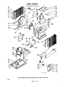 02 - Section parts for Whirlpool Air Conditioner AXMP6025 / from AppliancePartsPros.com