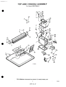 03 - Section parts for Whirlpool Dryer CXE1700W2 / from AppliancePartsPros.com