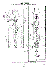 06 - Pump parts for Whirlpool CFCS4AE / from AppliancePartsPros.com