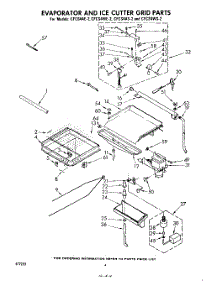 04 - Evaporator And Ice Cutter Grid parts for Whirlpool CFCS4AE2 / from AppliancePartsPros.com