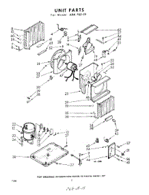 02 - Section parts for Whirlpool Air Conditioner AXMP6223 / from AppliancePartsPros.com