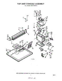 03 - Section parts for Whirlpool Dryer CXE1700W3 / from AppliancePartsPros.com