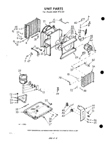 02 - Section parts for Whirlpool Air Conditioner AXMP7020 / from AppliancePartsPros.com