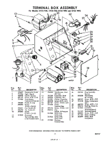 11 - Terminal Box parts for Whirlpool CFCS4AS / from AppliancePartsPros.com