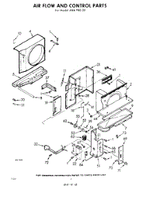 02 - Air Flow And Control parts for Whirlpool Air Conditioner AXMP8020 / from AppliancePartsPros.com