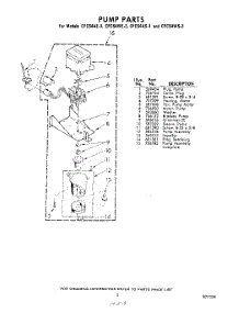 09 - Pump parts for Whirlpool CFCS4AS3 / from AppliancePartsPros.com