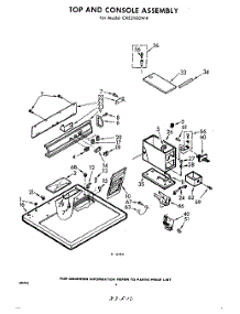 02 - Section parts for Whirlpool Dryer CXE2100W4 / from AppliancePartsPros.com
