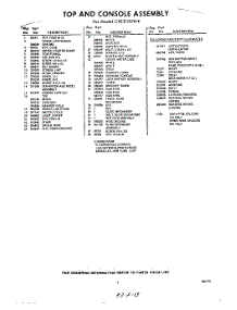 03 - Section parts for Whirlpool Dryer CXE2100W4 / from AppliancePartsPros.com