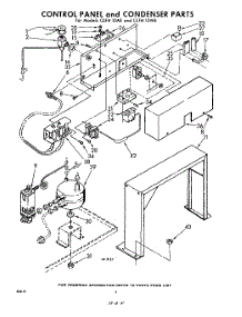 04 - Control Panel And Condenser parts for Whirlpool CEFH10WE / from AppliancePartsPros.com