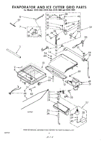 04 - Evaporator And Ice Cutter Grid parts for Whirlpool CFCS4WE / from AppliancePartsPros.com