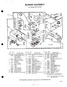 05 - Burner parts for Whirlpool Dryer CXI1701W0 / from AppliancePartsPros.com