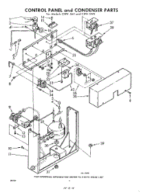 04 - Control Panel And Condenser parts for Whirlpool CEFH5AE / from AppliancePartsPros.com