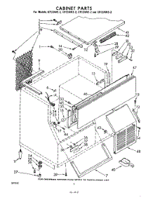 02 - Cabinet parts for Whirlpool CFCS4WE2 / from AppliancePartsPros.com