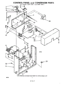 04 - Control Panel And Condenser parts for Whirlpool CEFH5AE1 / from AppliancePartsPros.com