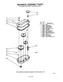 09 - Gearbox parts for Whirlpool CEFH5AE1 / from AppliancePartsPros.com