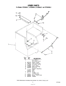 11 - Liner parts for Whirlpool CFCS4WE3 / from AppliancePartsPros.com