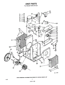 02 - Section parts for Whirlpool Air Conditioner AXMS1022 / from AppliancePartsPros.com