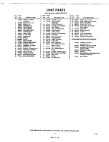 03 - Section parts for Whirlpool Air Conditioner AXMS1022 / from AppliancePartsPros.com