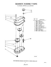 09 - Gear Box parts for Whirlpool CEFH7AE / from AppliancePartsPros.com