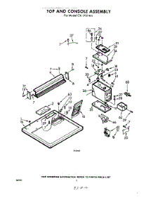 02 - Section parts for Whirlpool Dryer CXI1701W4 / from AppliancePartsPros.com