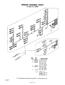 07 - Wiring Harness parts for Whirlpool Dryer CFE1300W1 / from AppliancePartsPros.com