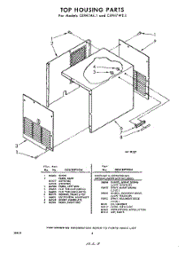 08 - Top Housing, Lit / Optional parts for Whirlpool CEFH7AE1 / from AppliancePartsPros.com