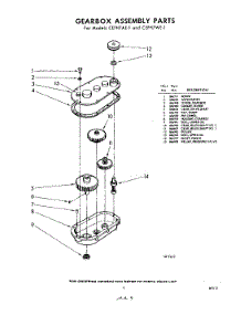 09 - Gearbox parts for Whirlpool CEFH7AE1 / from AppliancePartsPros.com