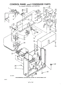 04 - Control Panel And Condenser parts for Whirlpool CEFH7WE / from AppliancePartsPros.com