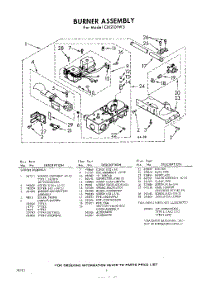 05 - Burner parts for Whirlpool Dryer CXI2101W3 / from AppliancePartsPros.com
